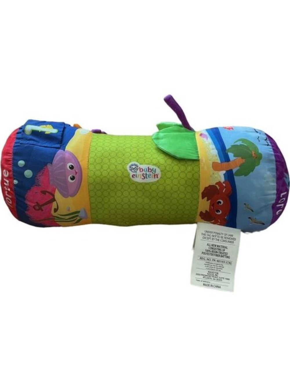 Baby Einstein Rhythm of the Reef Tummy Time Prop Pillow Ocean Activity Roll
